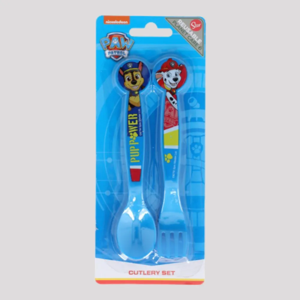 Paw Patrol Children's Cutlery Set - 2 Pcs