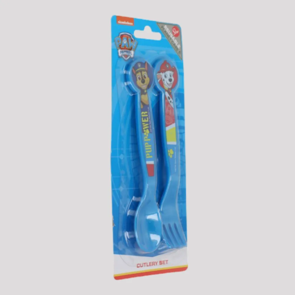 Paw Patrol Children's Cutlery Set - 2 Pcs