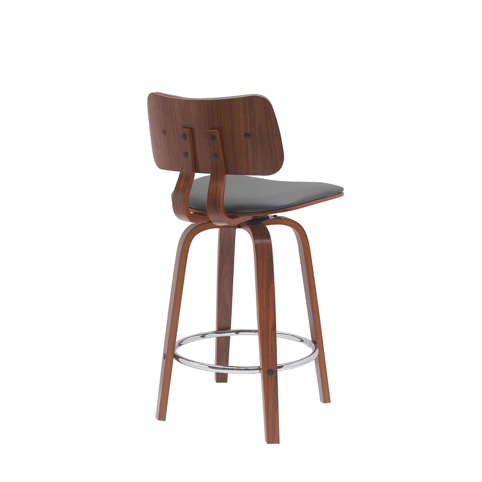 Pico Upholstered Swivel Barstool