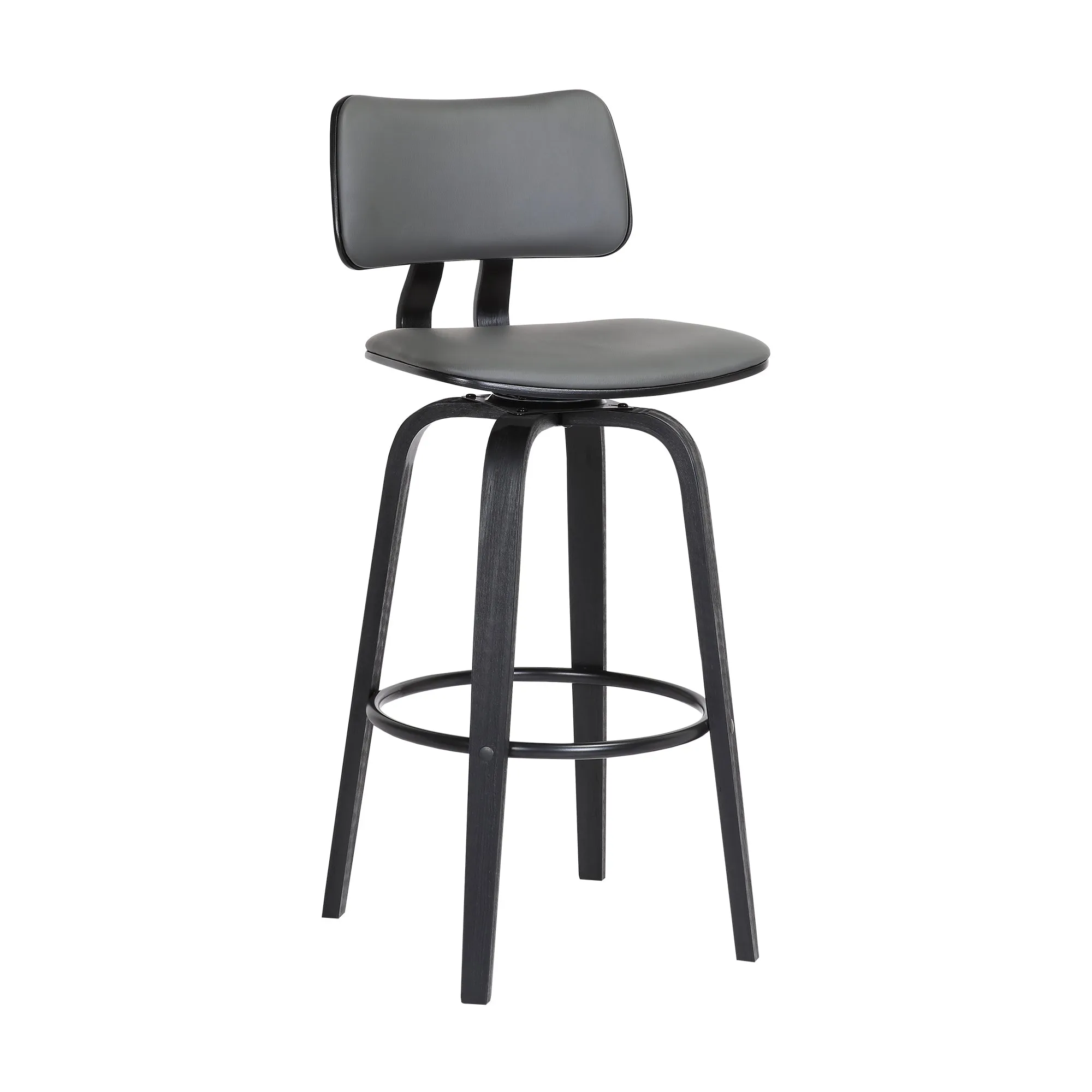 Pico Upholstered Swivel Barstool