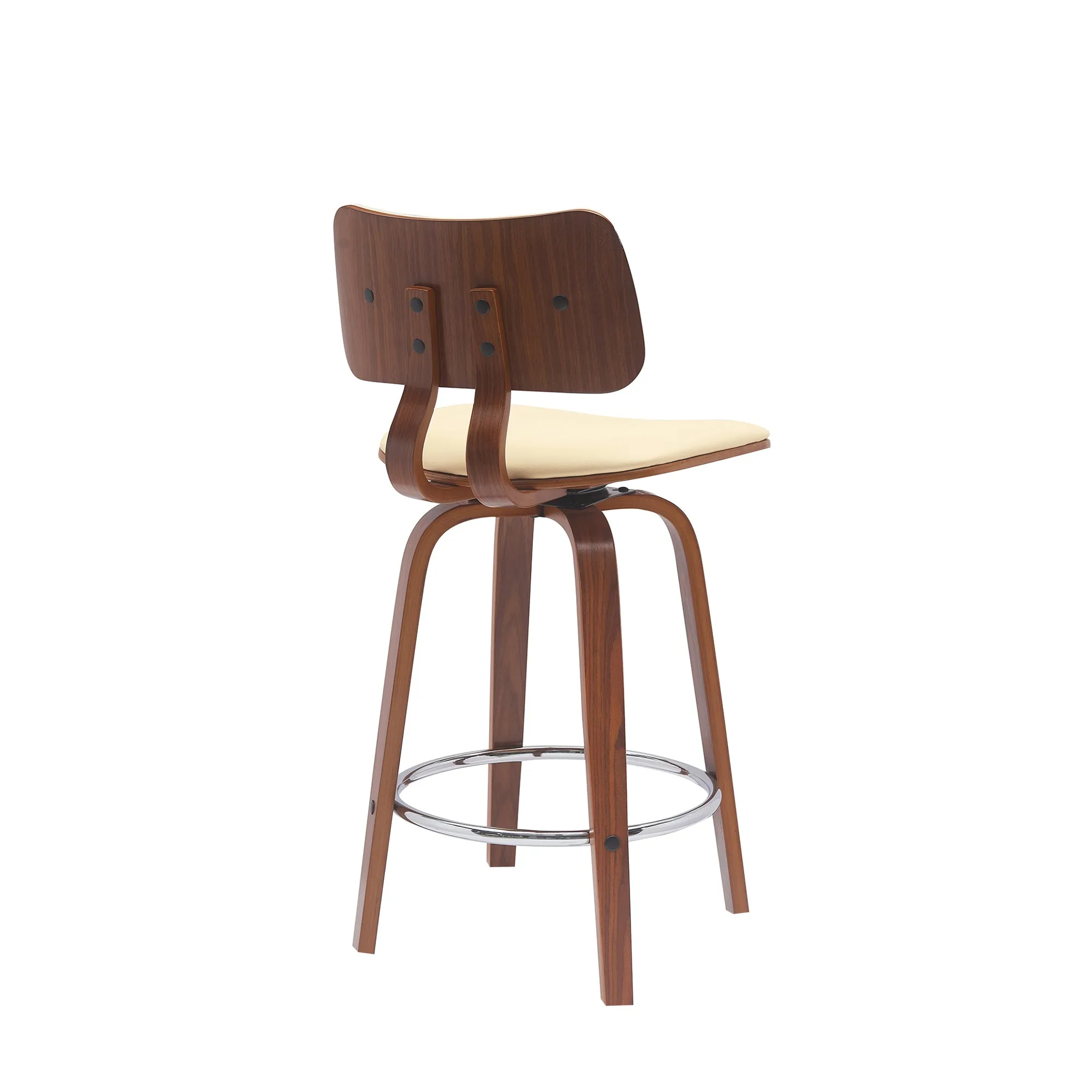 Pico Upholstered Swivel Barstool