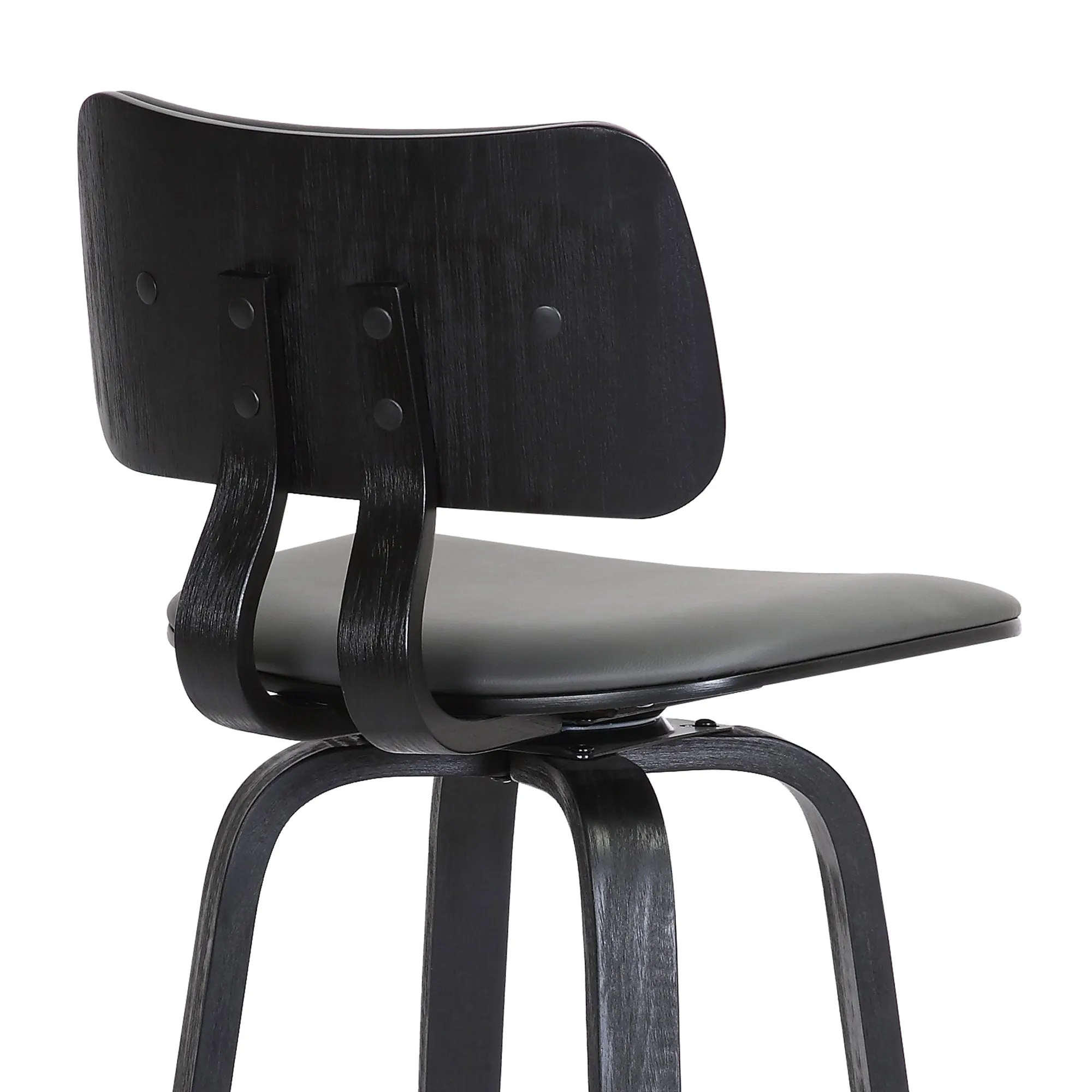 Pico Upholstered Swivel Barstool