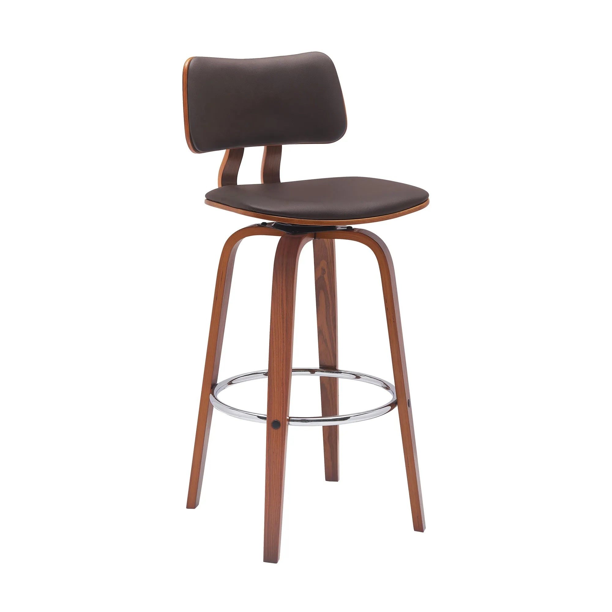 Pico Upholstered Swivel Barstool