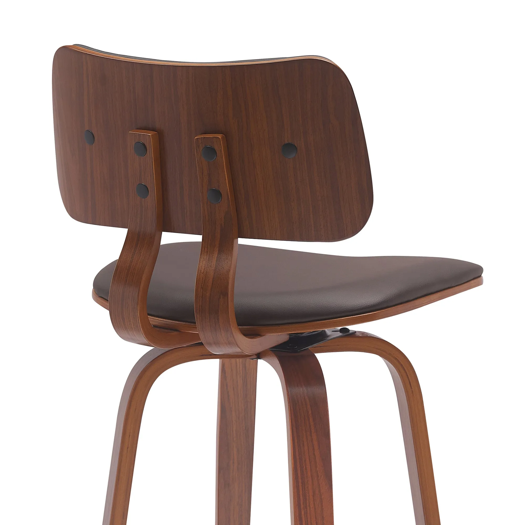 Pico Upholstered Swivel Barstool