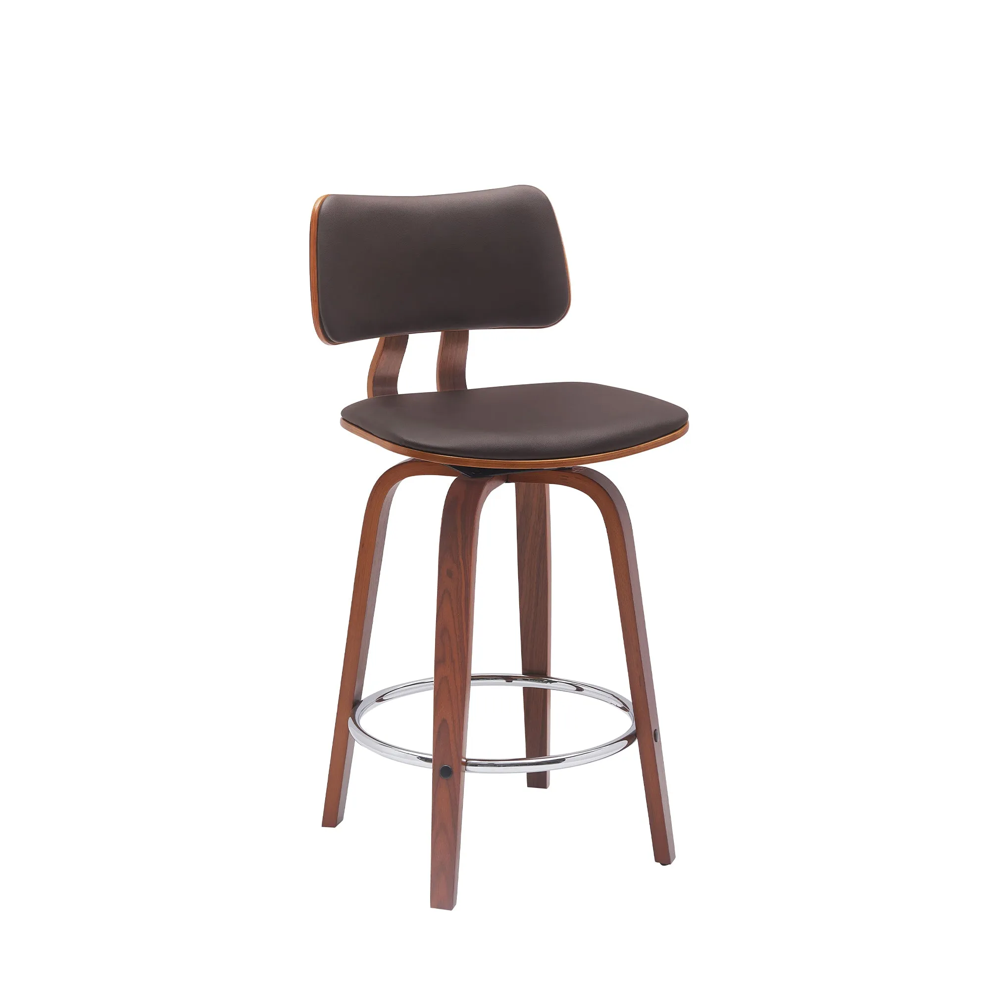 Pico Upholstered Swivel Barstool