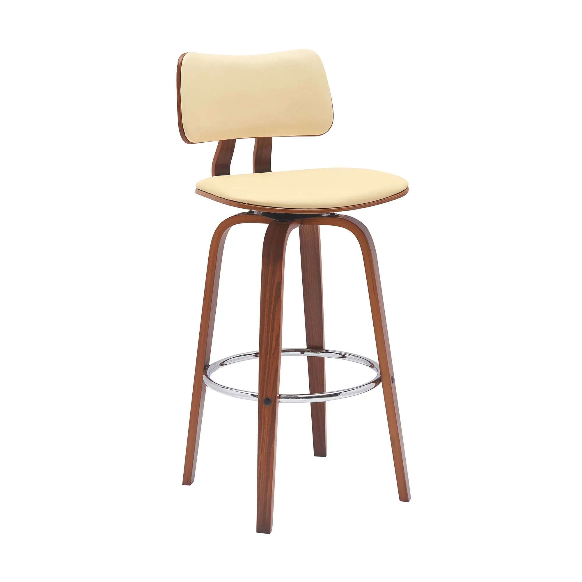 Pico Upholstered Swivel Barstool