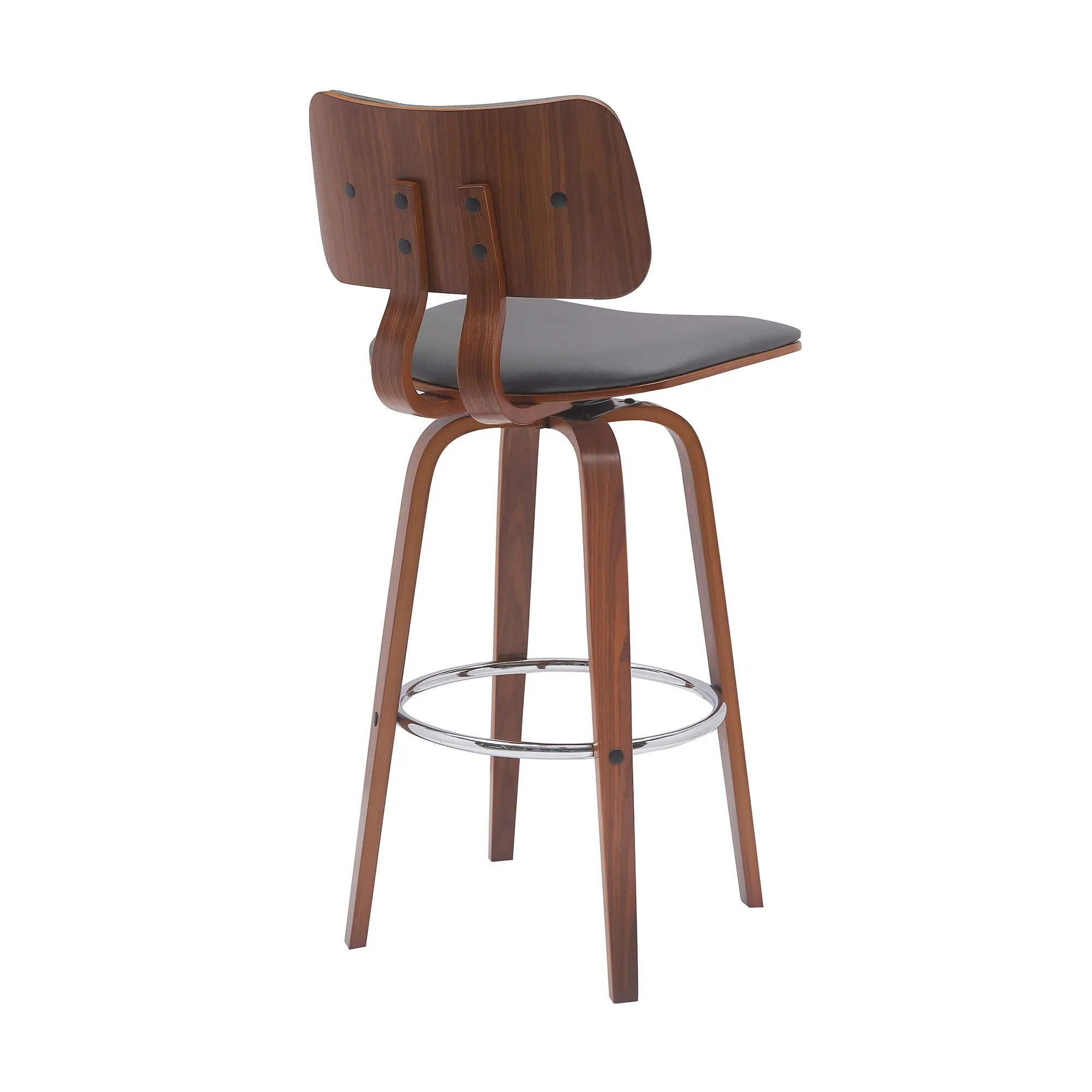 Pico Upholstered Swivel Barstool