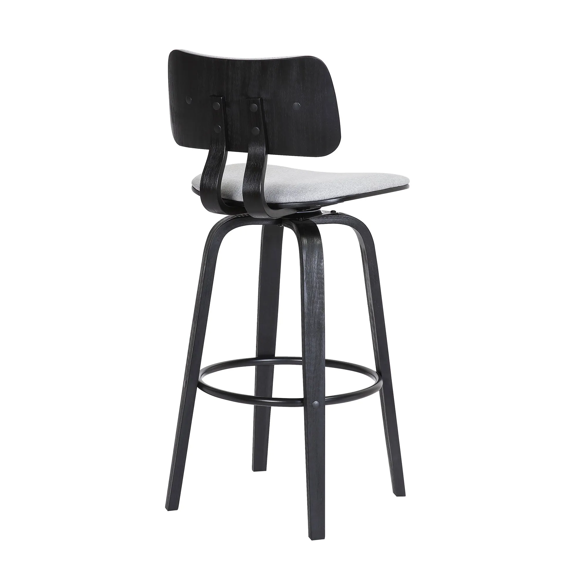 Pico Upholstered Swivel Barstool