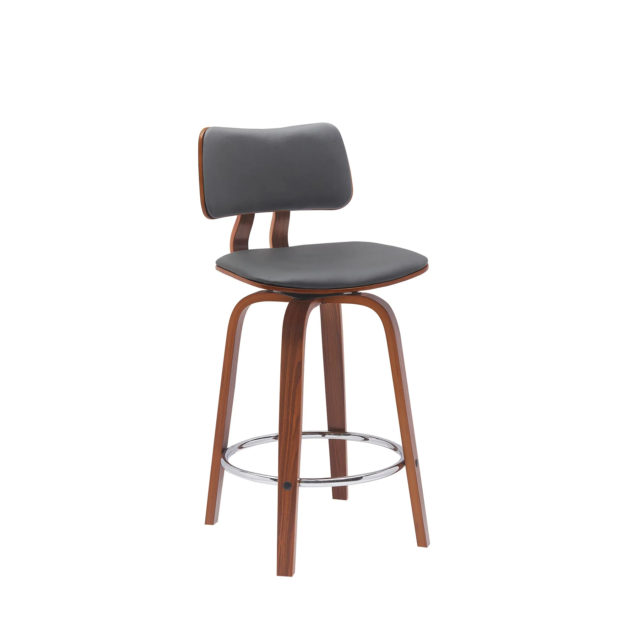 Pico Upholstered Swivel Barstool