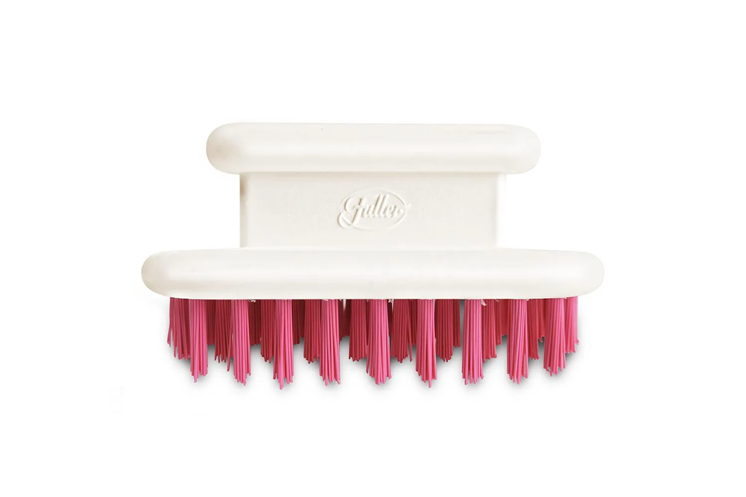 Pretty & Pink Compact Veggie Brush -  Durable Polyester Bristles