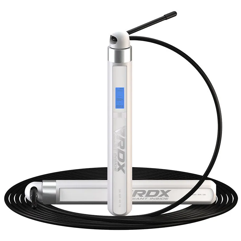 RDX 75P Rechargeable 10.3ft Smart Digital Counter Skipping Rope with USB & App