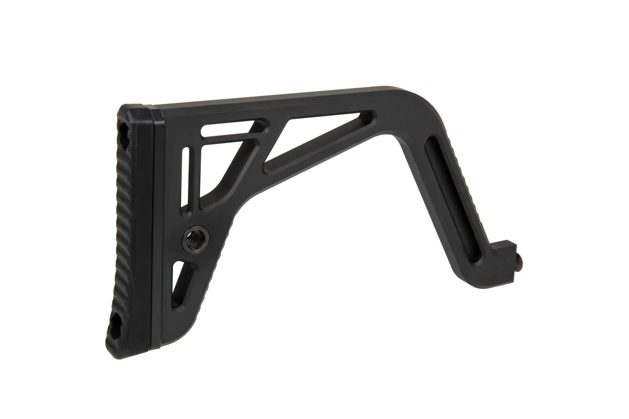 Skeletal Stock Contoured for Face Shield with 1913 Mount - Black