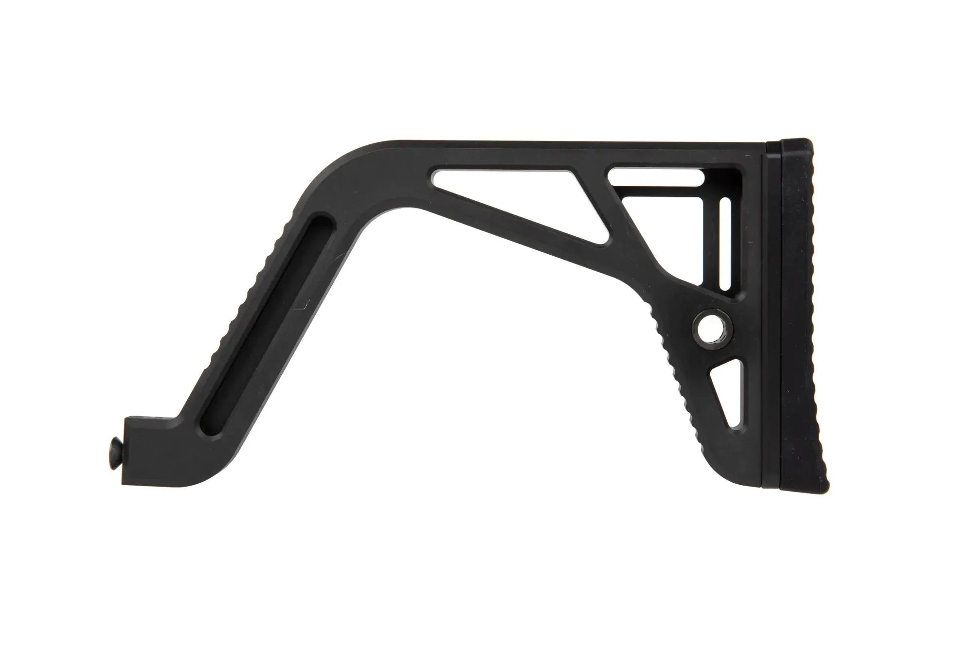 Skeletal Stock Contoured for Face Shield with 1913 Mount - Black