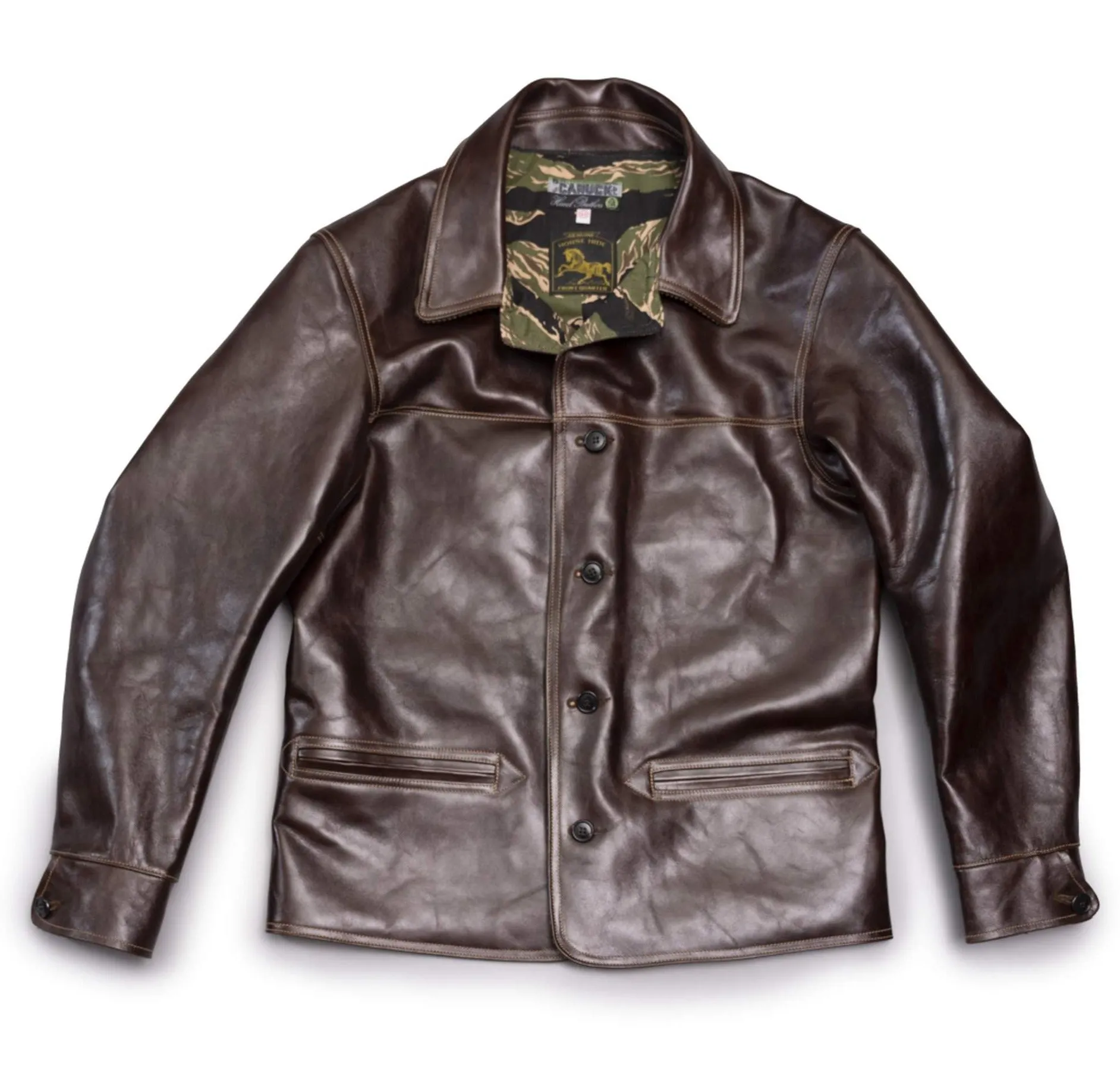 The Canuck - Dark Brown Shinki Horsehide Oil Finish