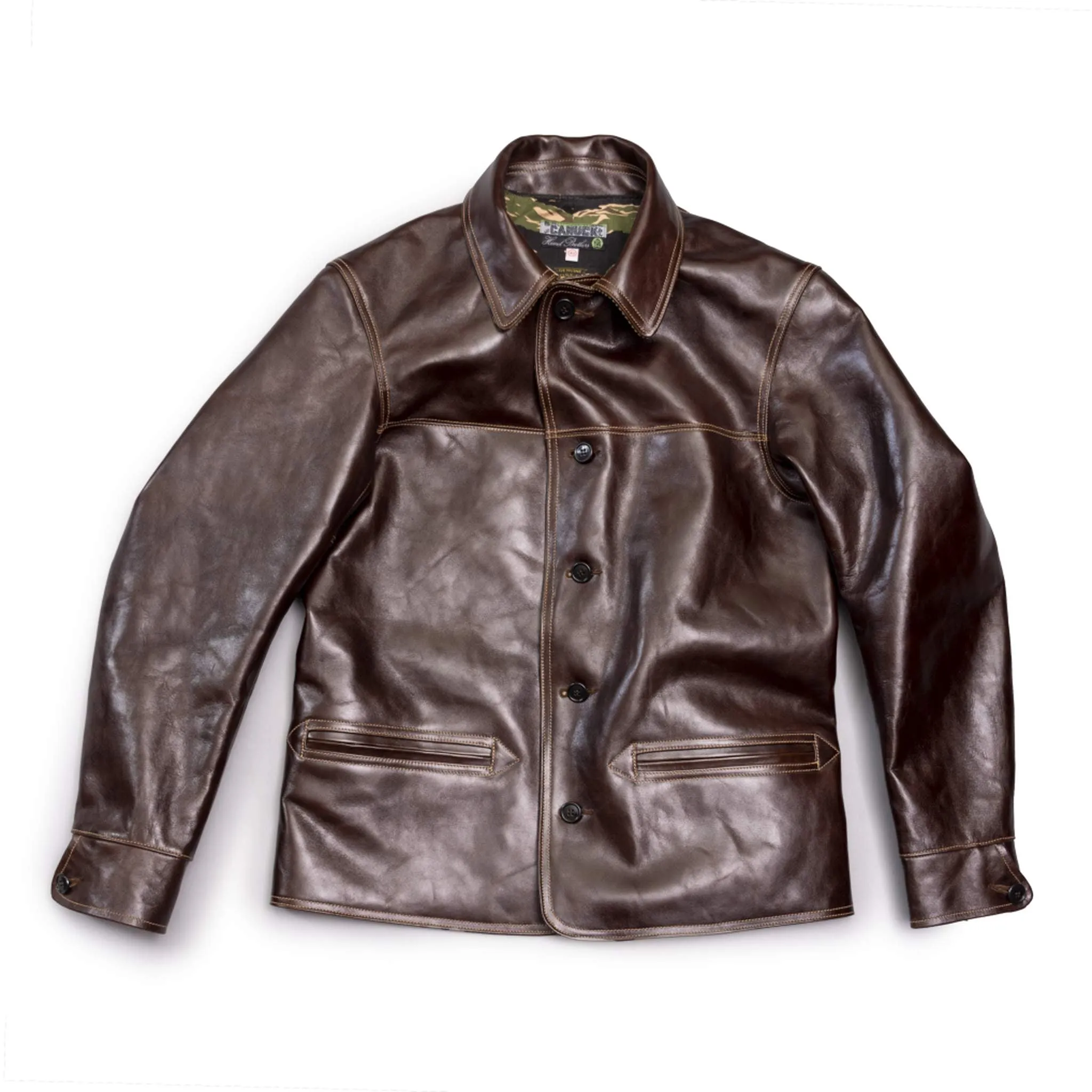 The Canuck - Dark Brown Shinki Horsehide Oil Finish