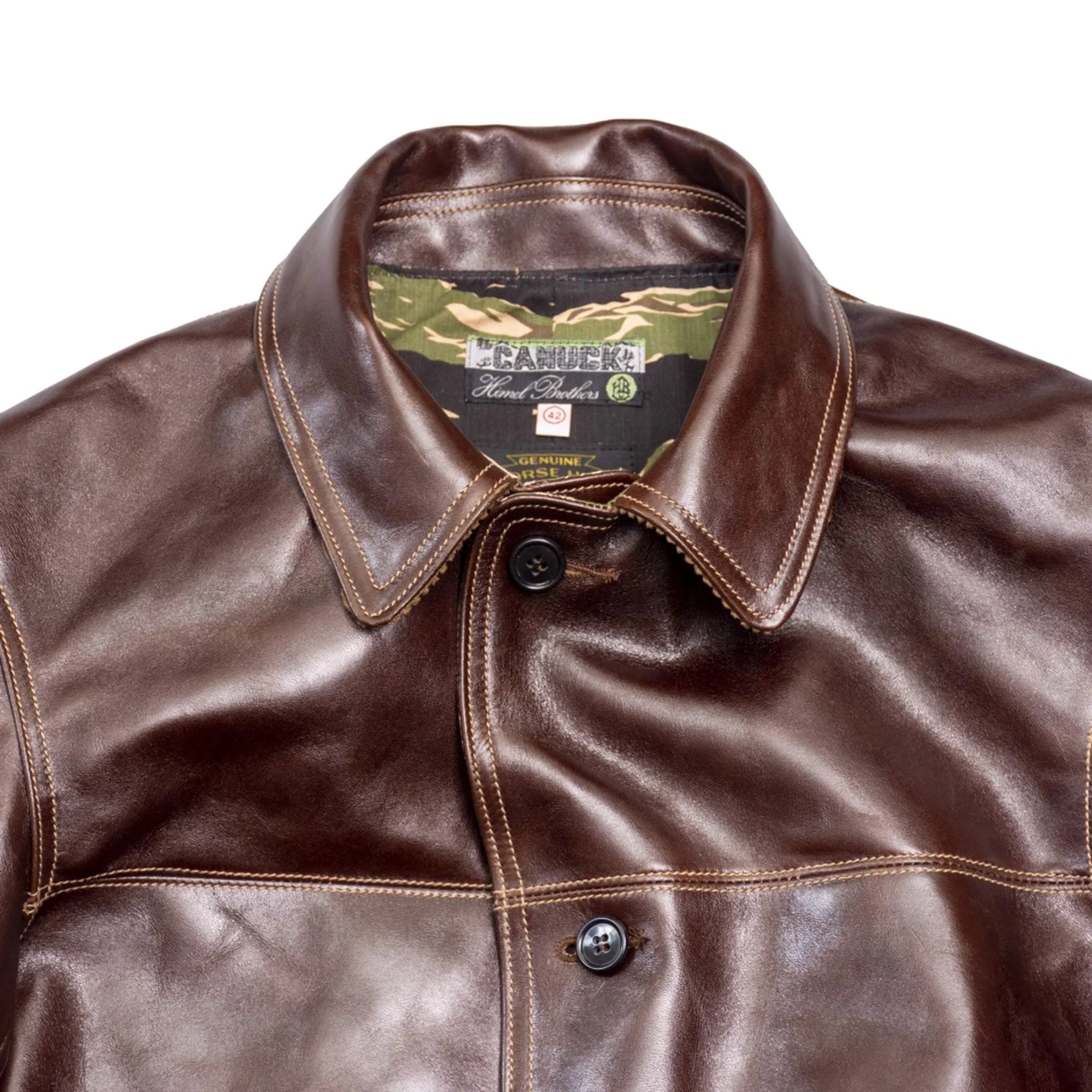 The Canuck - Dark Brown Shinki Horsehide Oil Finish