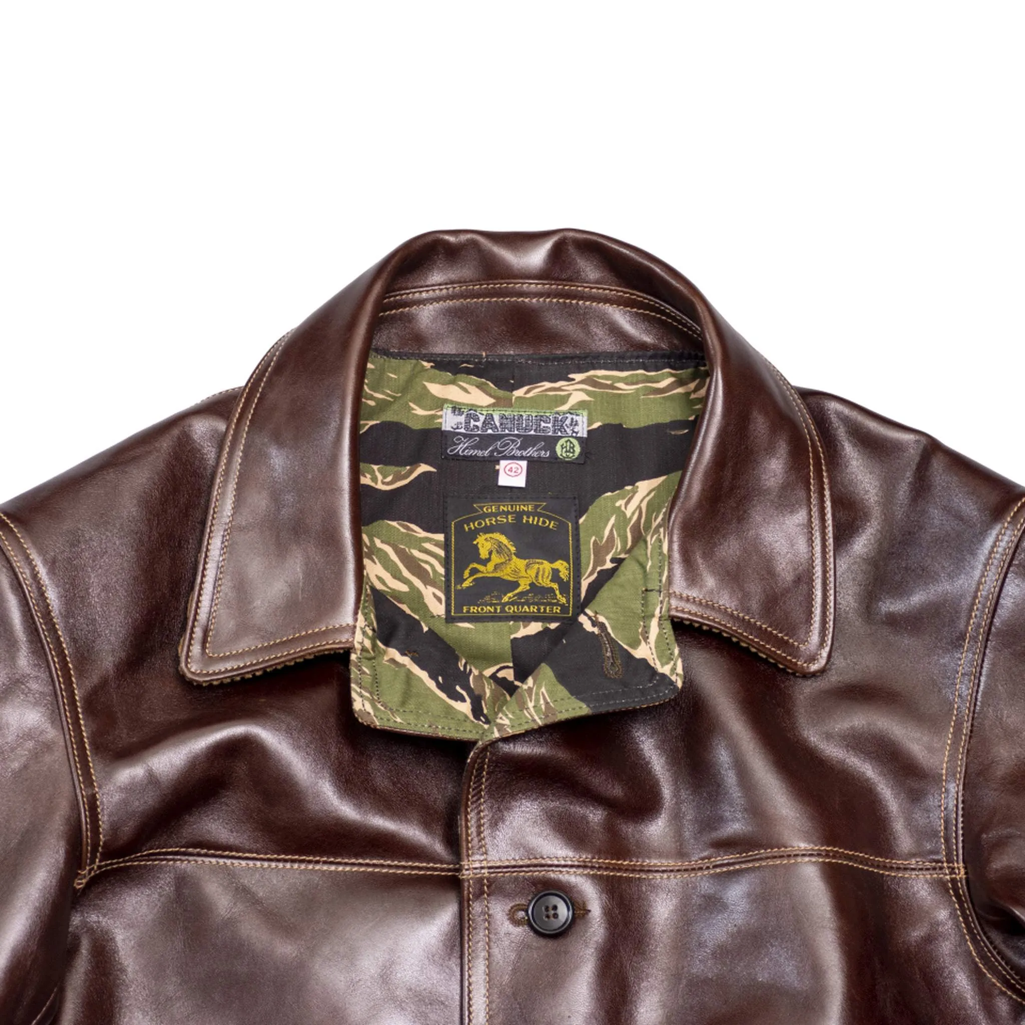 The Canuck - Dark Brown Shinki Horsehide Oil Finish