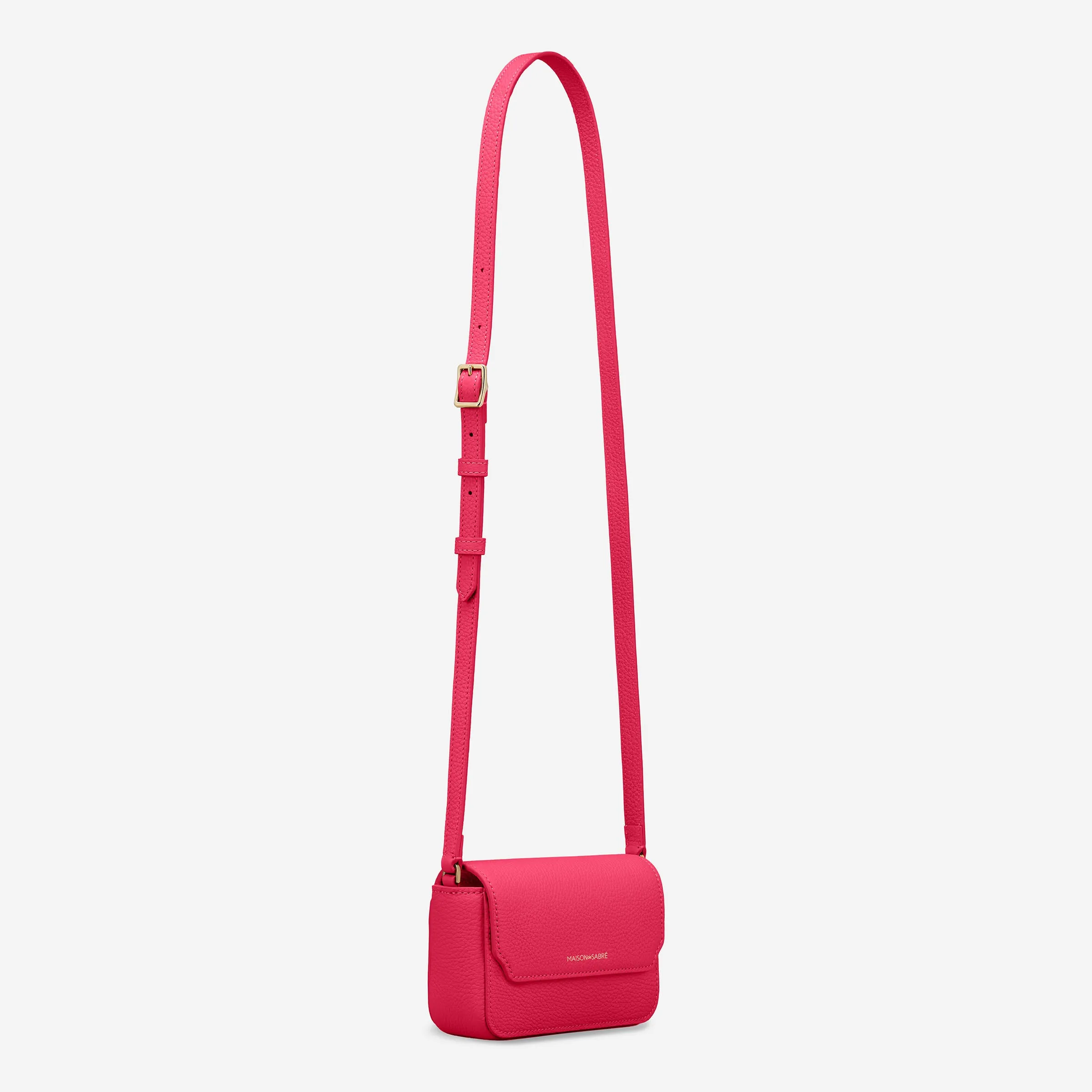 The Micro Flap Bag - Shibuya Fuchsia