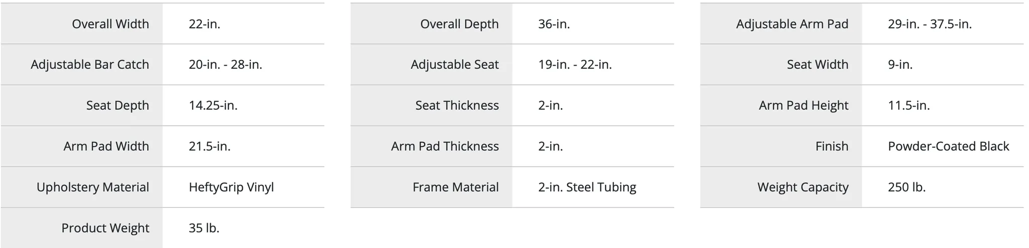 Titan Adjustable Preacher Curl Station