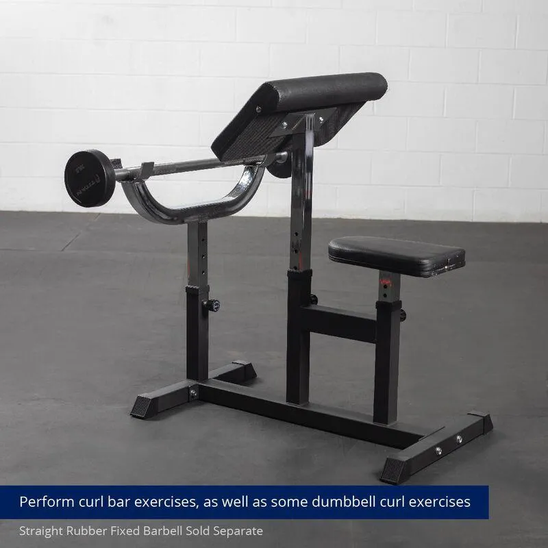 Titan Adjustable Preacher Curl Station