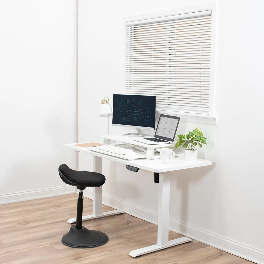 VIVO32" Height Adjustable Standing Desk Monitor Riser