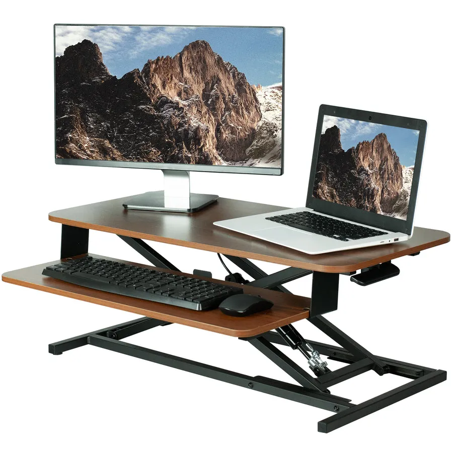 VIVO32" Height Adjustable Standing Desk Monitor Riser