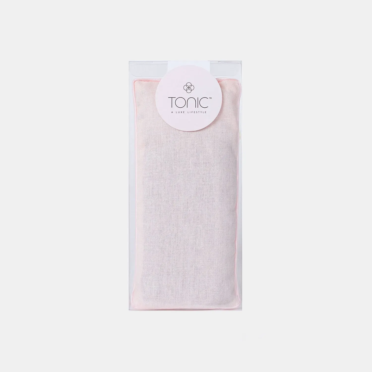 Weighted Eye Pillow - Luxe Linen Blush