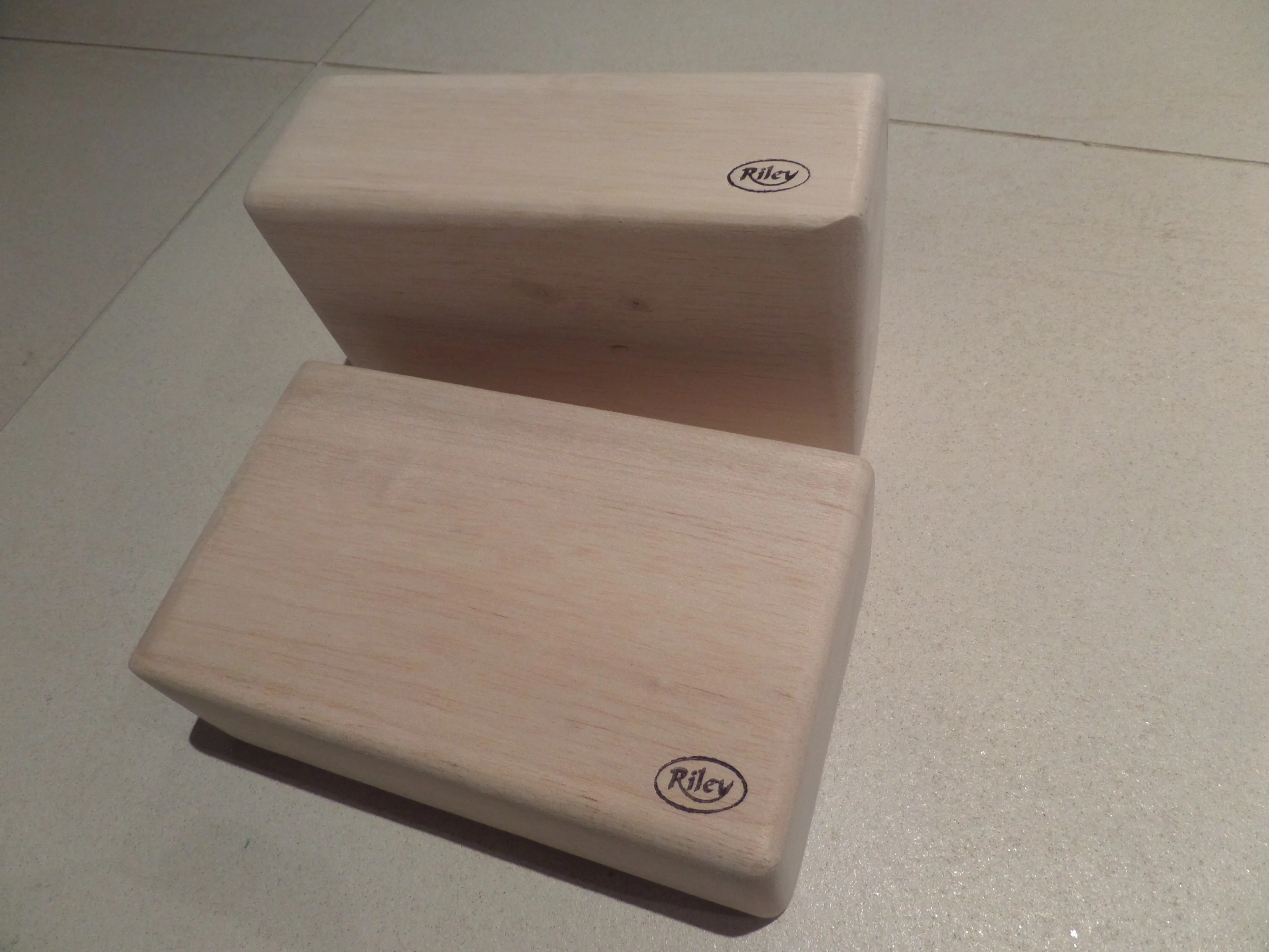 Yoga blocks for Pilates and Yoga in Raw balsa wood