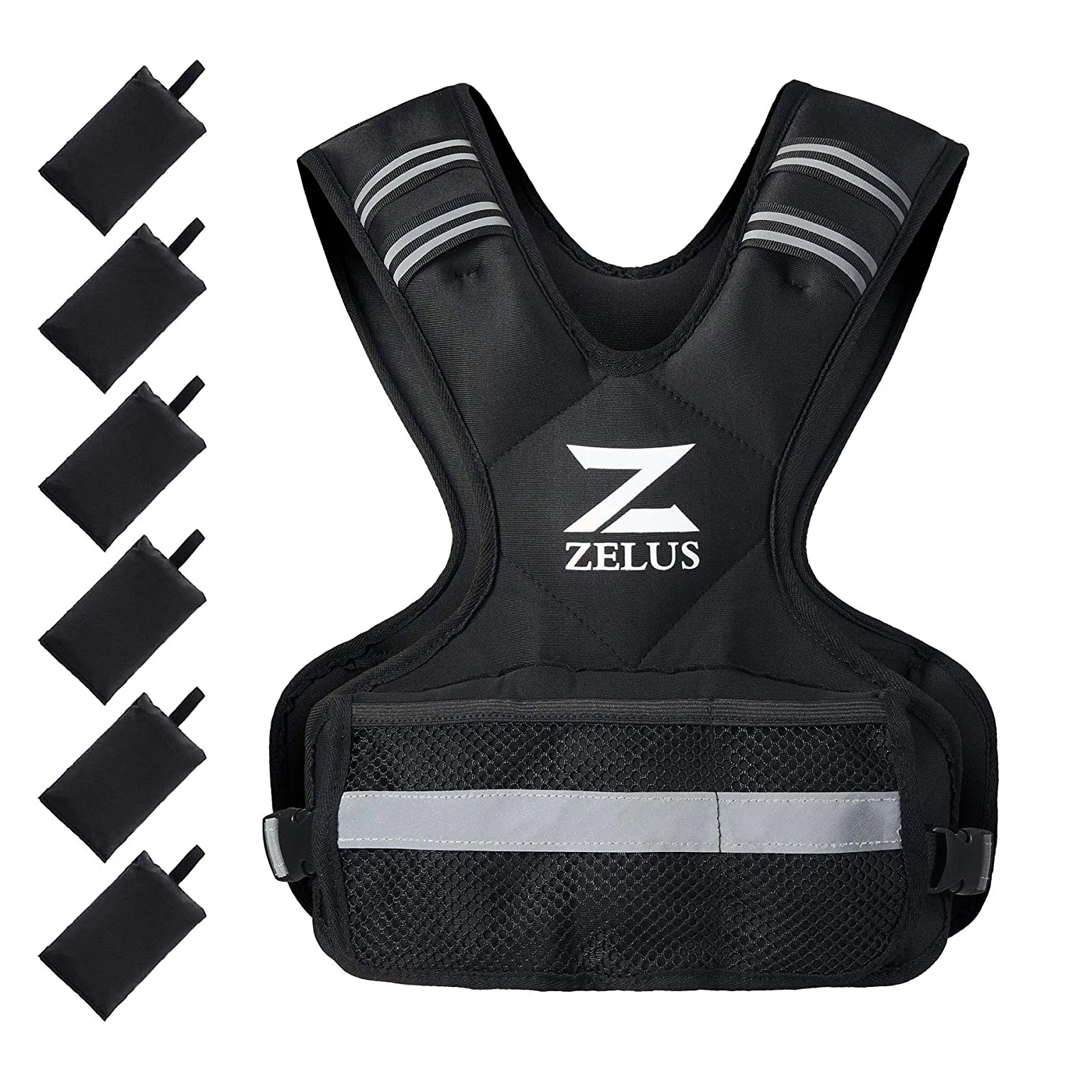 ZELUS Adjustable Weighted Vest, 4-10lbs Body Weight Vest for Men, Women, Kids